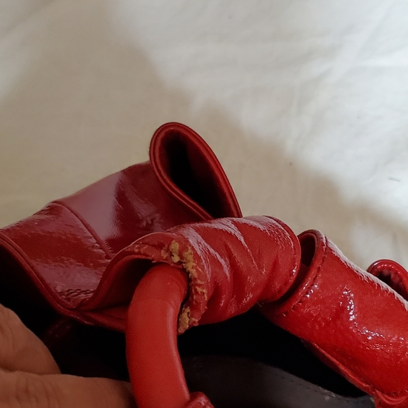 SOLD SOLD SOLD 🌟CLEARANCE🌟 Loewe "Hammock" Bag. Red Goat Patent Leather. COA. - Picture 11 of 15